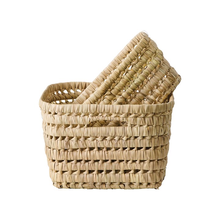 BASKET | STRAW | SET OF 2