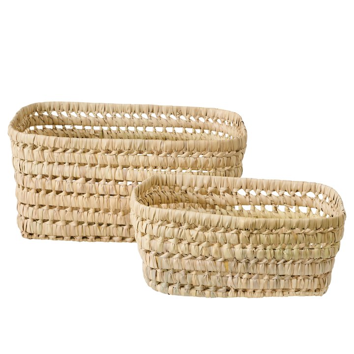 BASKET | STRAW | SET OF 2