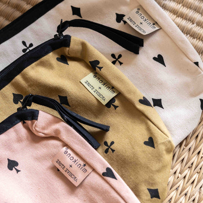 Minikane x The Archive Store toiletry bag in Cinnamon, detail view