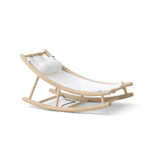 Oliver Furniture Wood Toddler Rocker in Oak/White