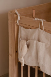 Oliver Furniture Wood Mini+ Cot Bed Excl. Junior Kit Oak – for toddler lifestyle view
