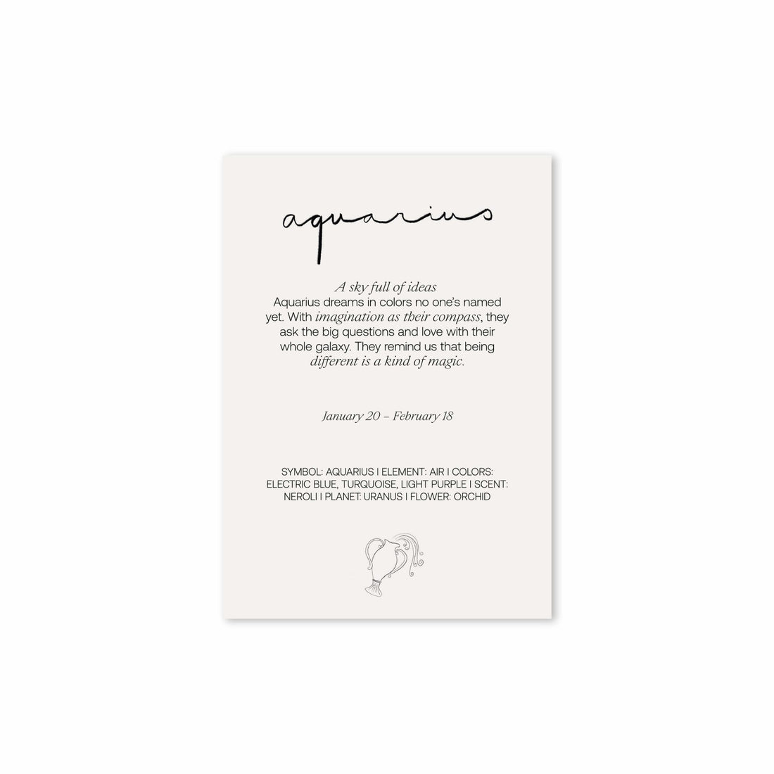 Achterkant van de Hazel &amp; George Waterman-kaart met de tekst &