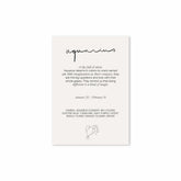 Achterkant van de Hazel & George Waterman-kaart met de tekst &