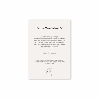 Achterkant van de Hazel &amp; George Ram-poster met de tekst &