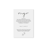 Achterkant van de Hazel & George Maagd-poster met de tekst &