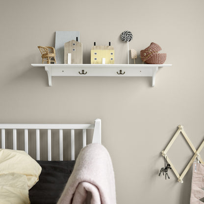 Shelf With Hooks 90 cm