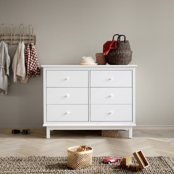 Seaside dresser 6 Drawers White