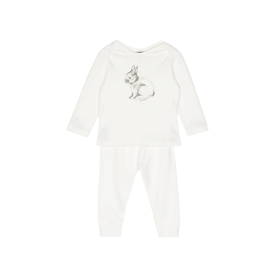 Baby Pyjama Konijn Creme Set