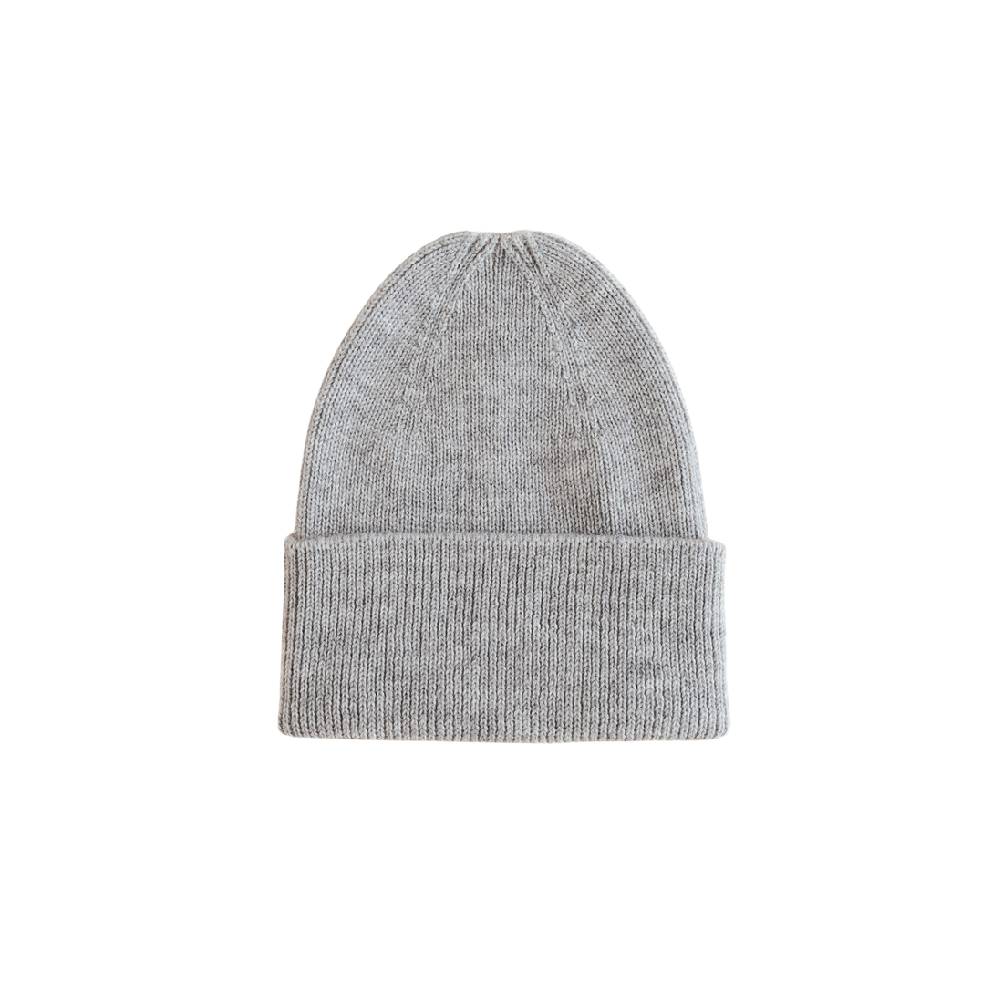 Fonzie Merino Beanie Newborn Grey Melange