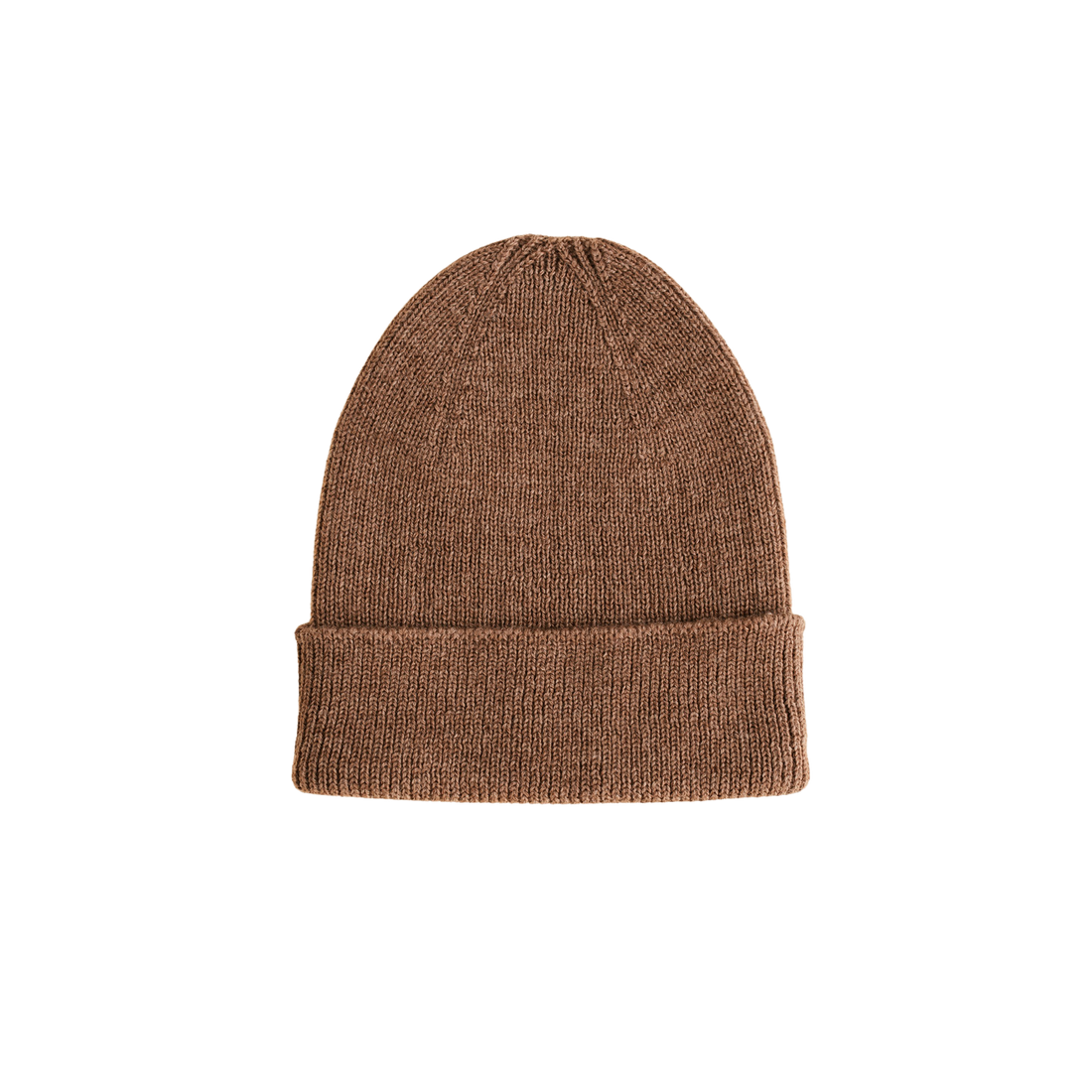 Fonzie Merino Beanie Newborn Mocha