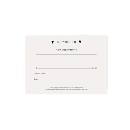 Archive Store Physical Gift Card &