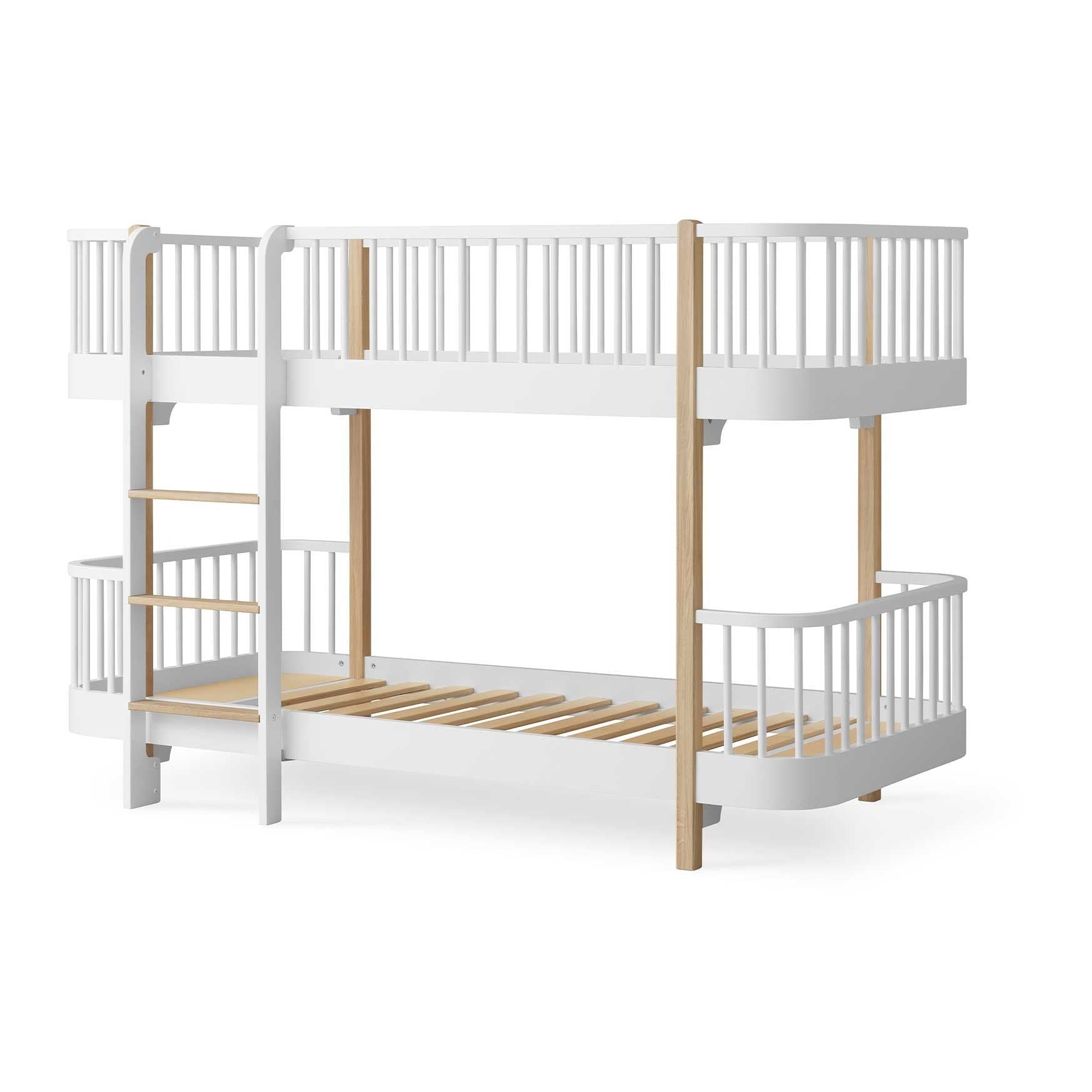 Wood Original Low Bunk Bed White/Oak