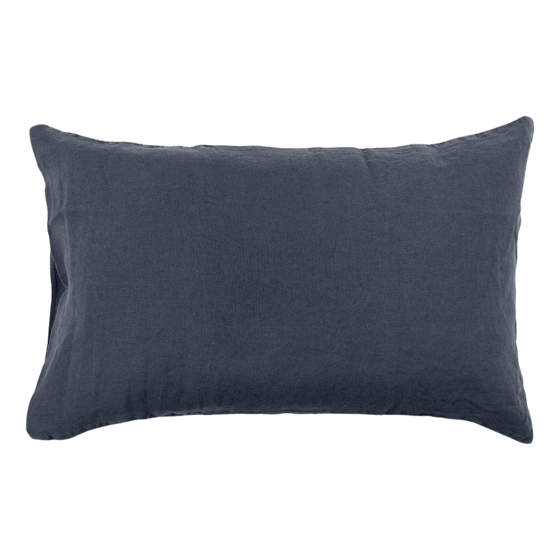 Linen Cushion Cover Off Black 30x40