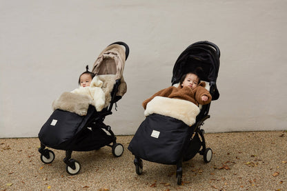 Schapenvacht Voetenzak Voor Kinderwagen Milk