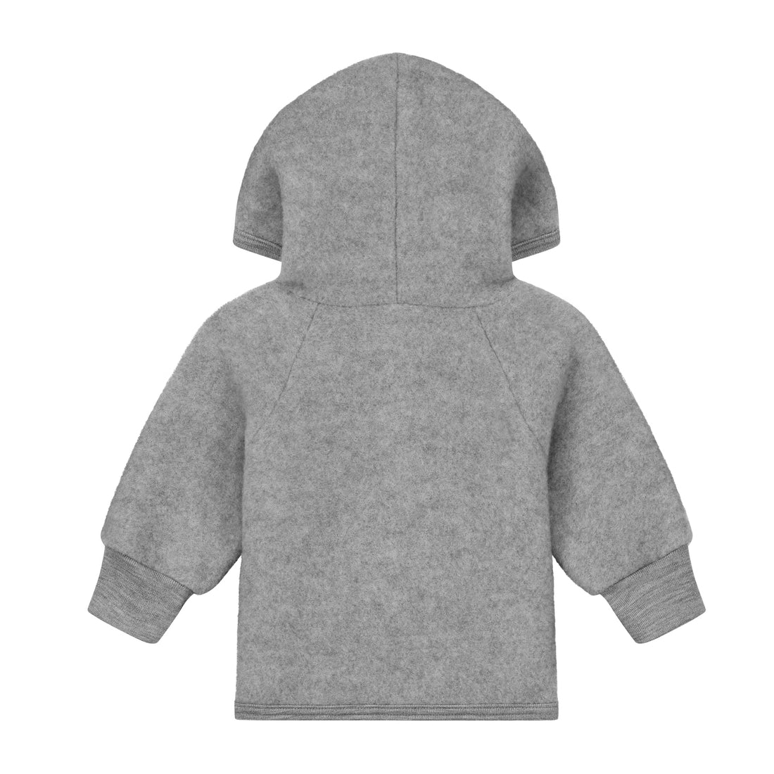 Wollen Fleece Baby Jasje Grijs