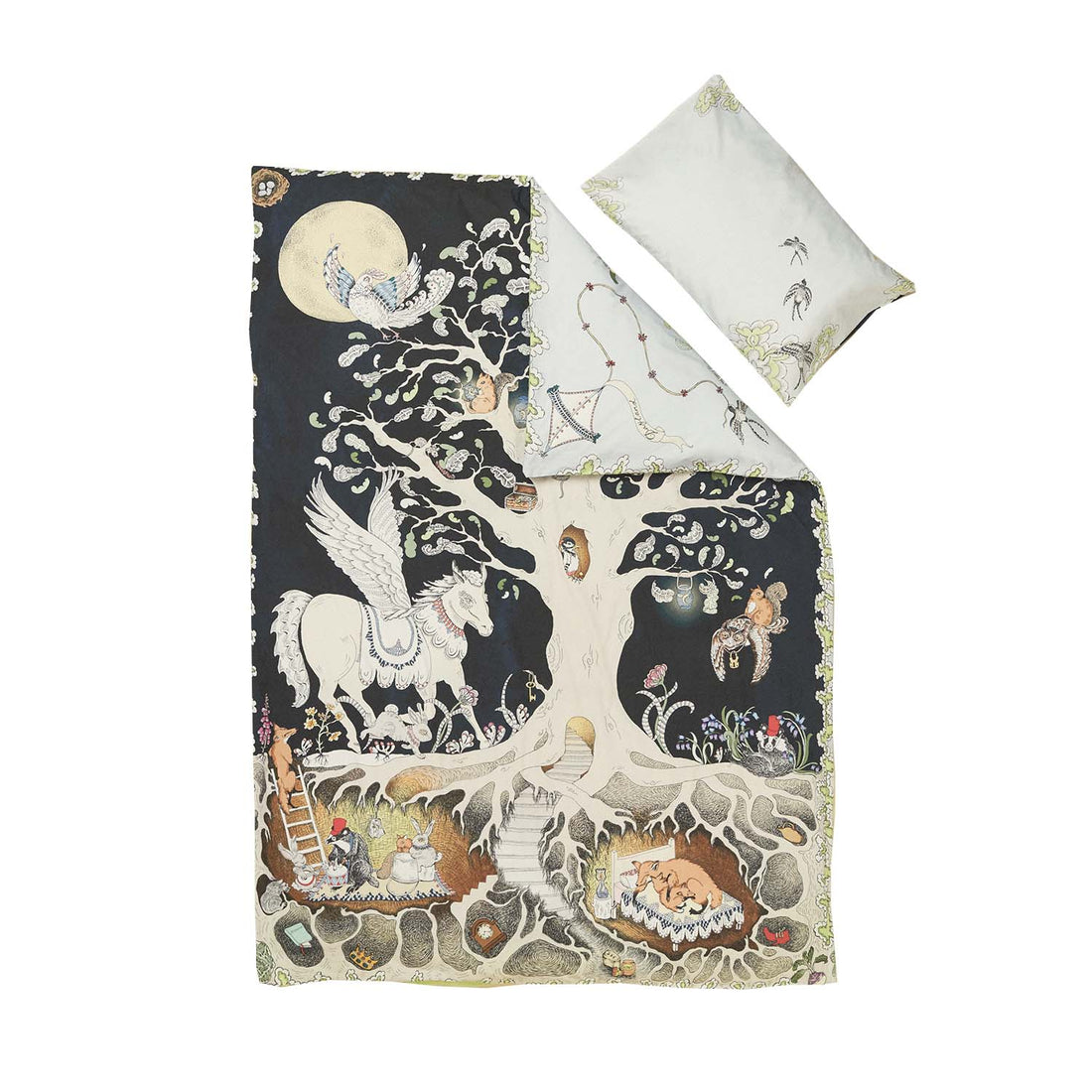 Dubbelzijdige Dekbedovertrek Set Enchanted Forest