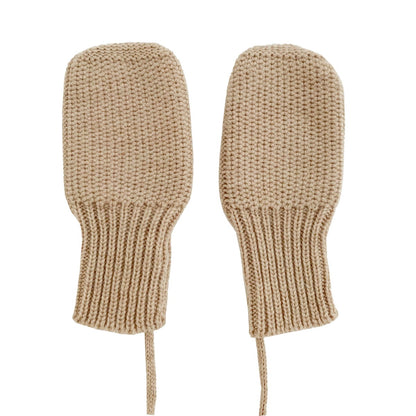 Merino Baby Mittens Sand