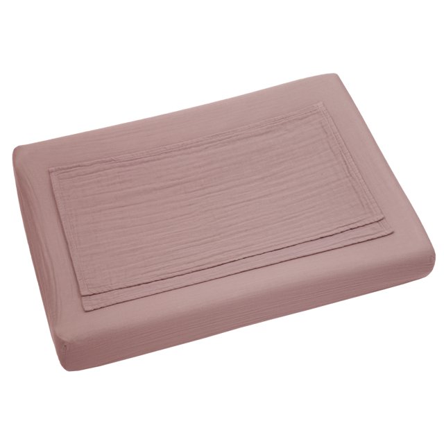 Changing Pad Fitted Cover Dusty Pink