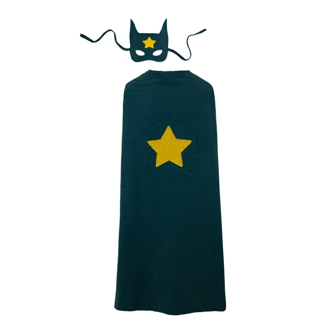 Super Hero Cape &amp; Mask Teal Blue