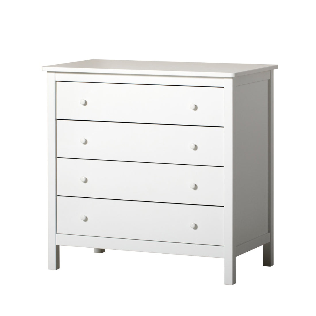 Seaside Commode 4 Lades Wit