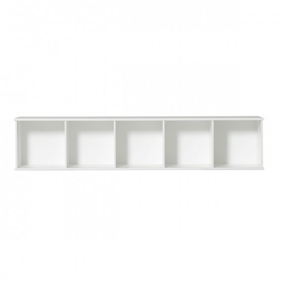 Wood Shelving Unit Horizontal Wall Support 5x1
