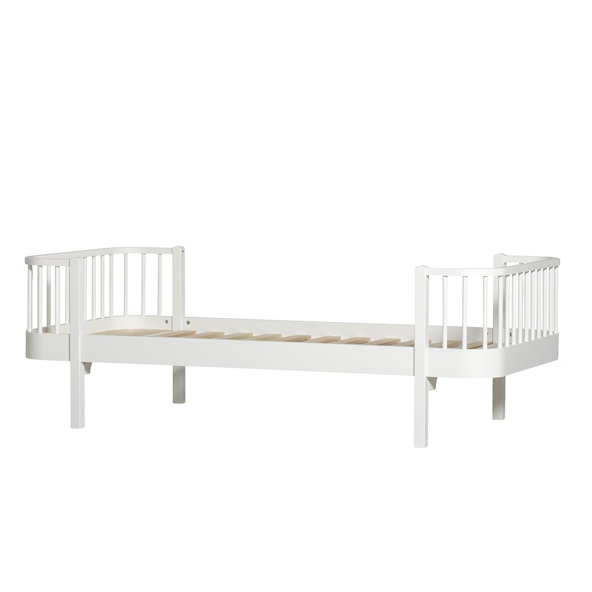 Wood Bed White