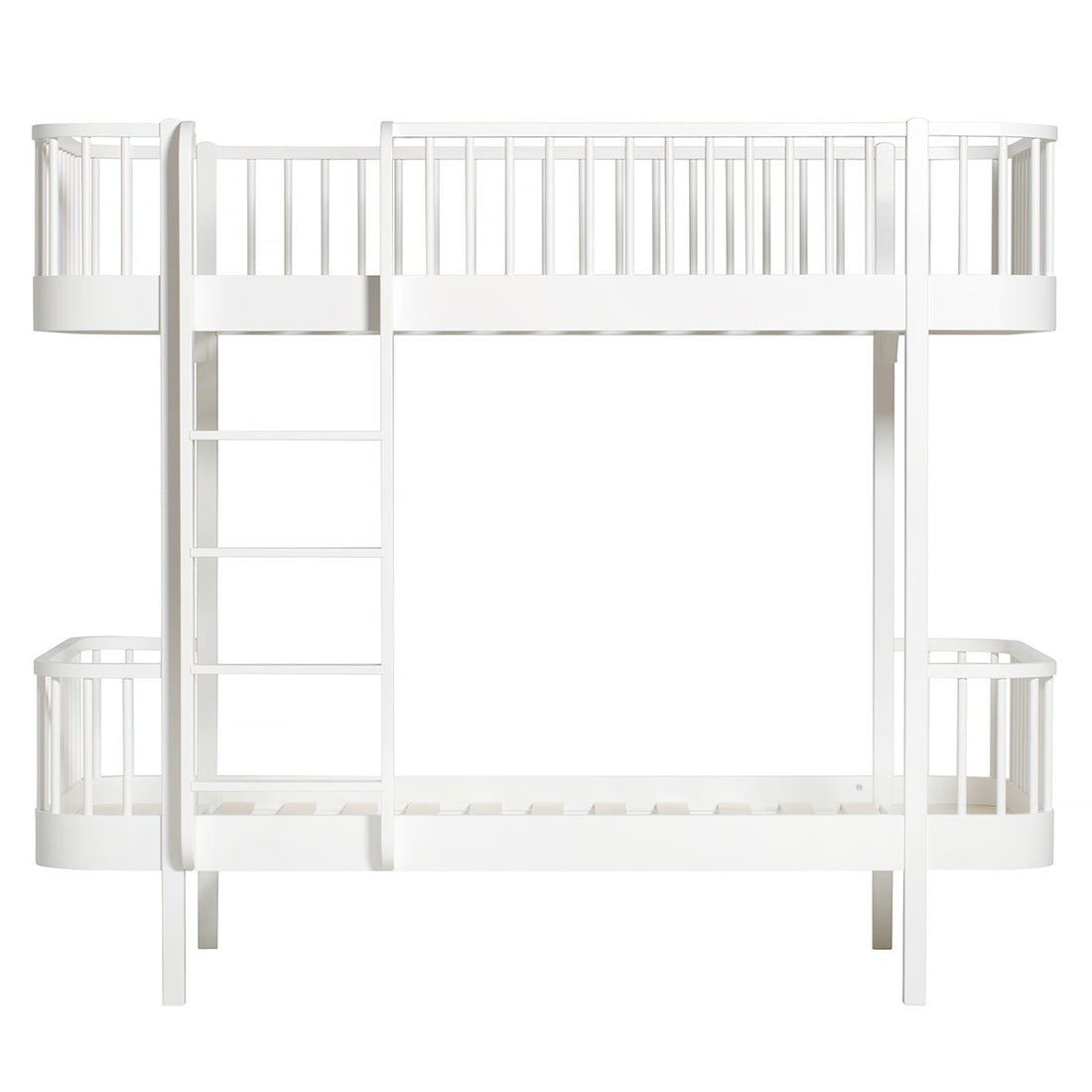 Wood Bunk Bed Ladder White