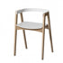 Oliver Furniture Wood Armchair White/Oak – sfeerfoto