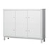 Oliver Furniture Multi Cupboard 3 Doors, white – interior with adjustable shelves