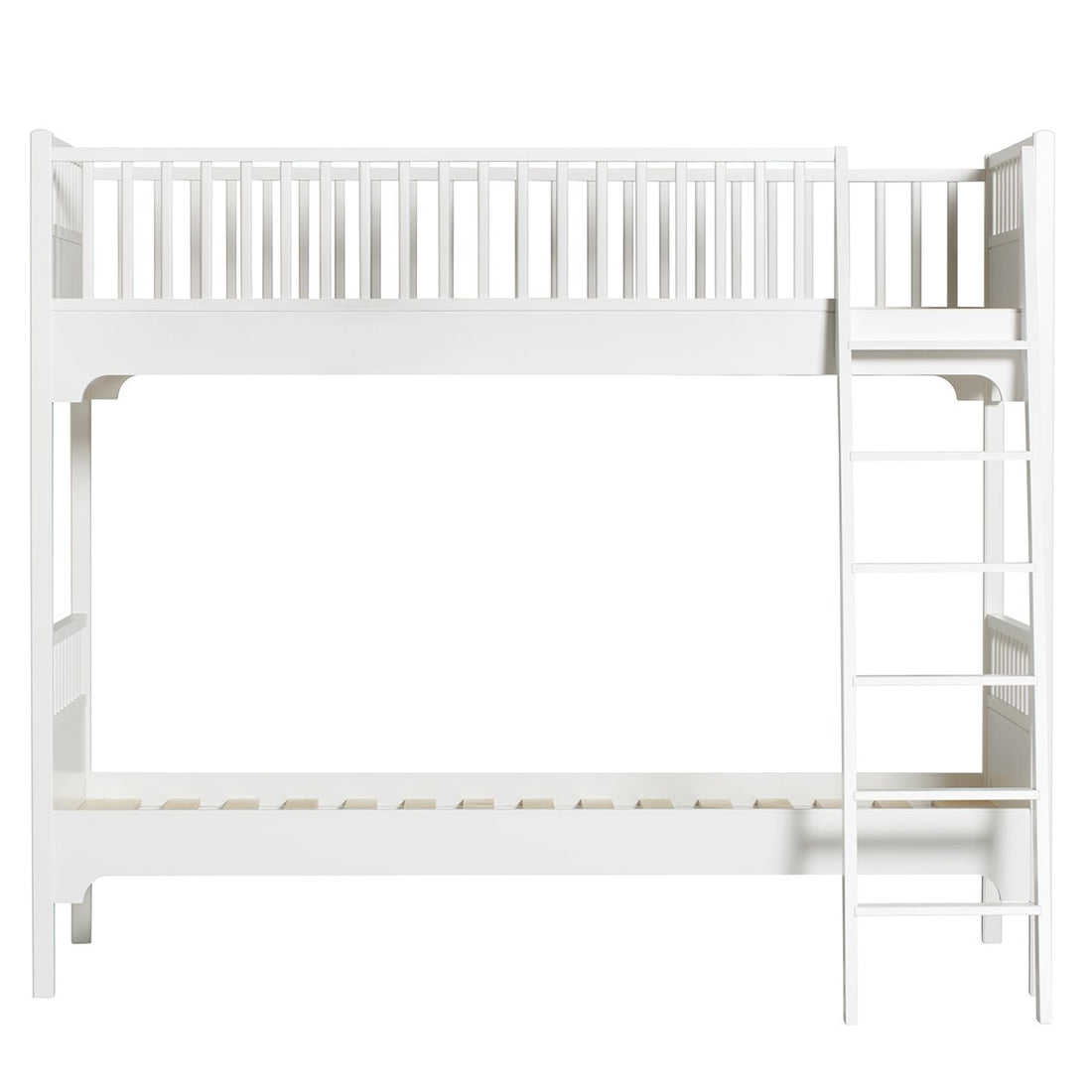 Seaside Bunk Bed Slant Ladder White