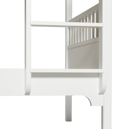 Seaside Bunk Bed Vertical Ladder White