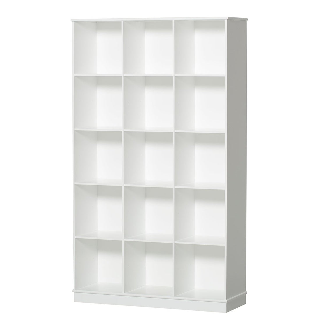 Wood Shelving Unit Horizontal Base 3x5