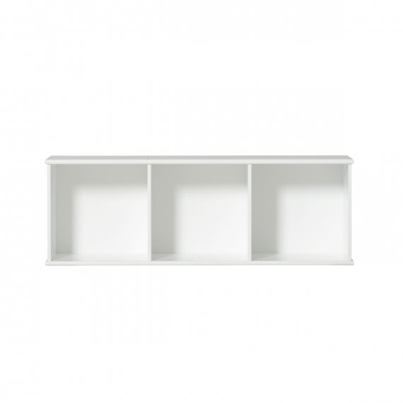 Wood Shelving Unit Horizontal Wall Support 3x1