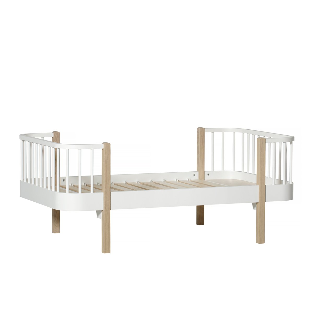 Wood Junior Bed White/Oak