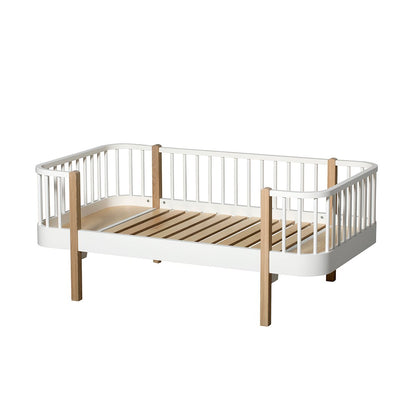 Wood Junior Day Bed White/Oak