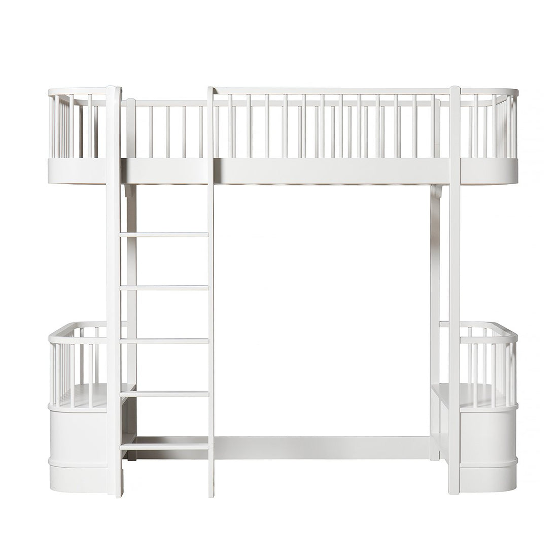 Wood Loft Bed White