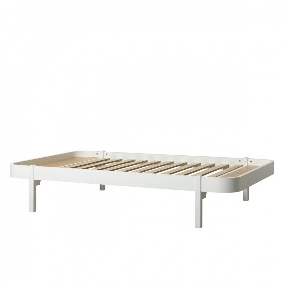 Wood Lounger Large White