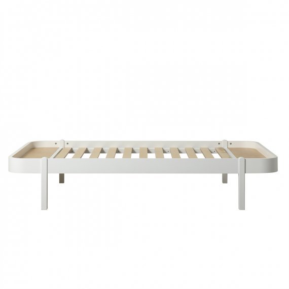 Wood Lounger Large White
