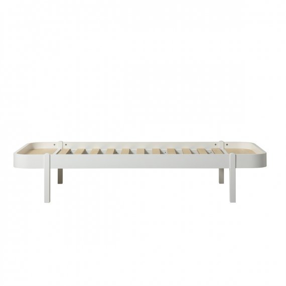 Wood lounger Small White