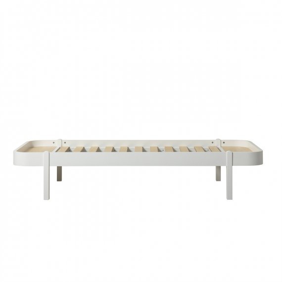 Wood Lounger Small White