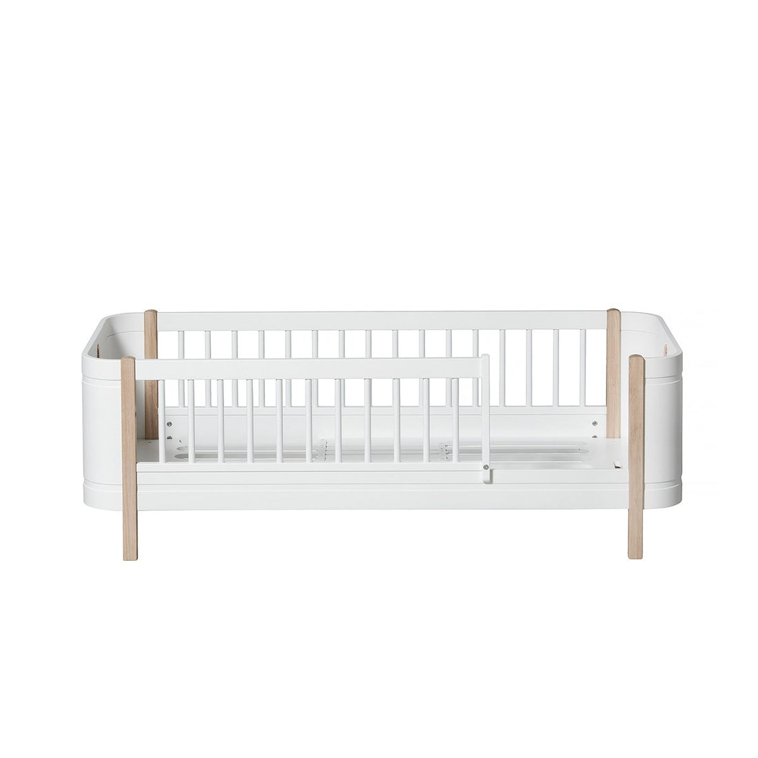 Hout Mini+ Junior Bed Wit/Eiken