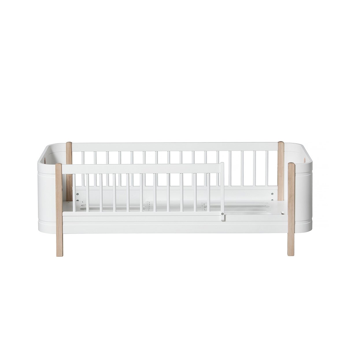 Wood Mini+ Junior Bed White/Oak