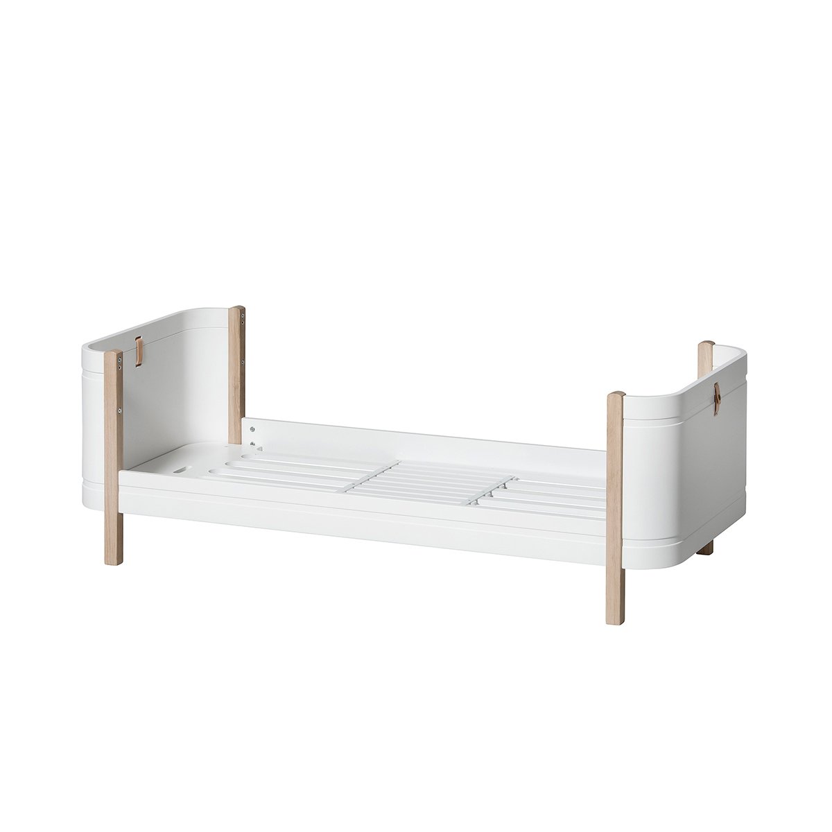 Hout Mini+ Junior Bed Wit/Eiken