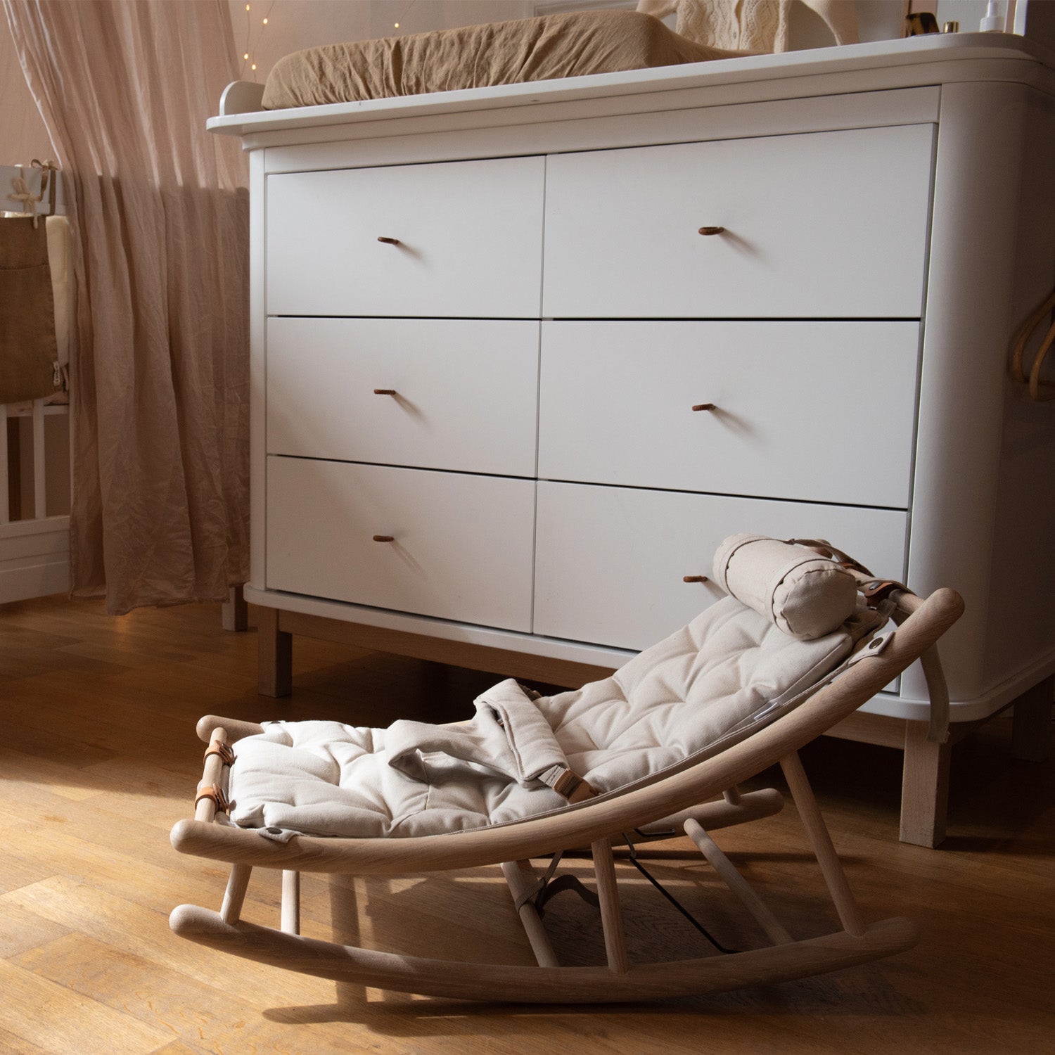 Baby &amp; Peuter Wipstoel Naturel