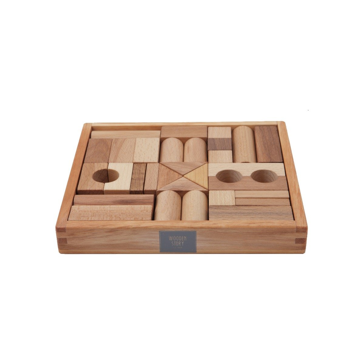 Wooden Blocks In Tray