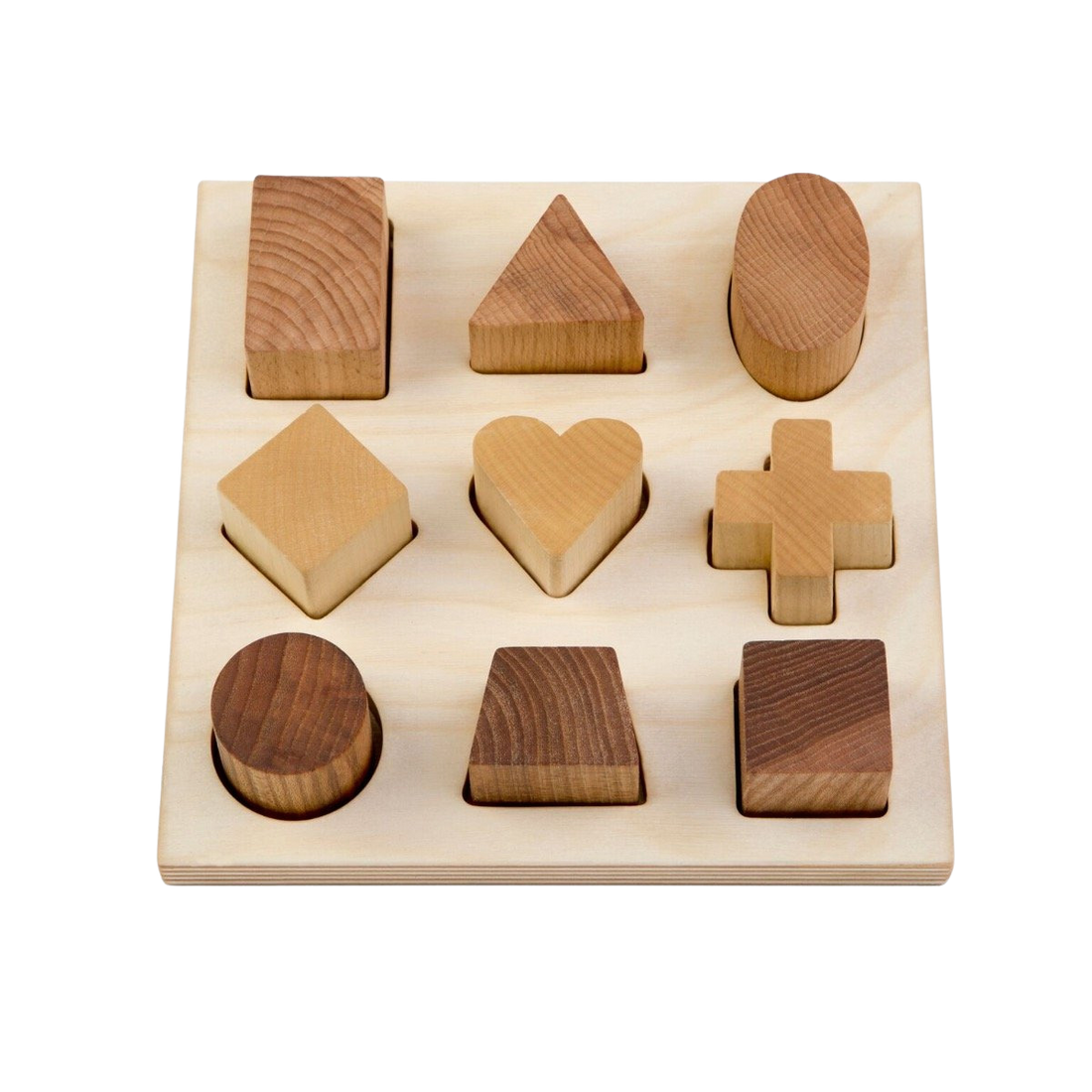 Houten Vormen Puzzle