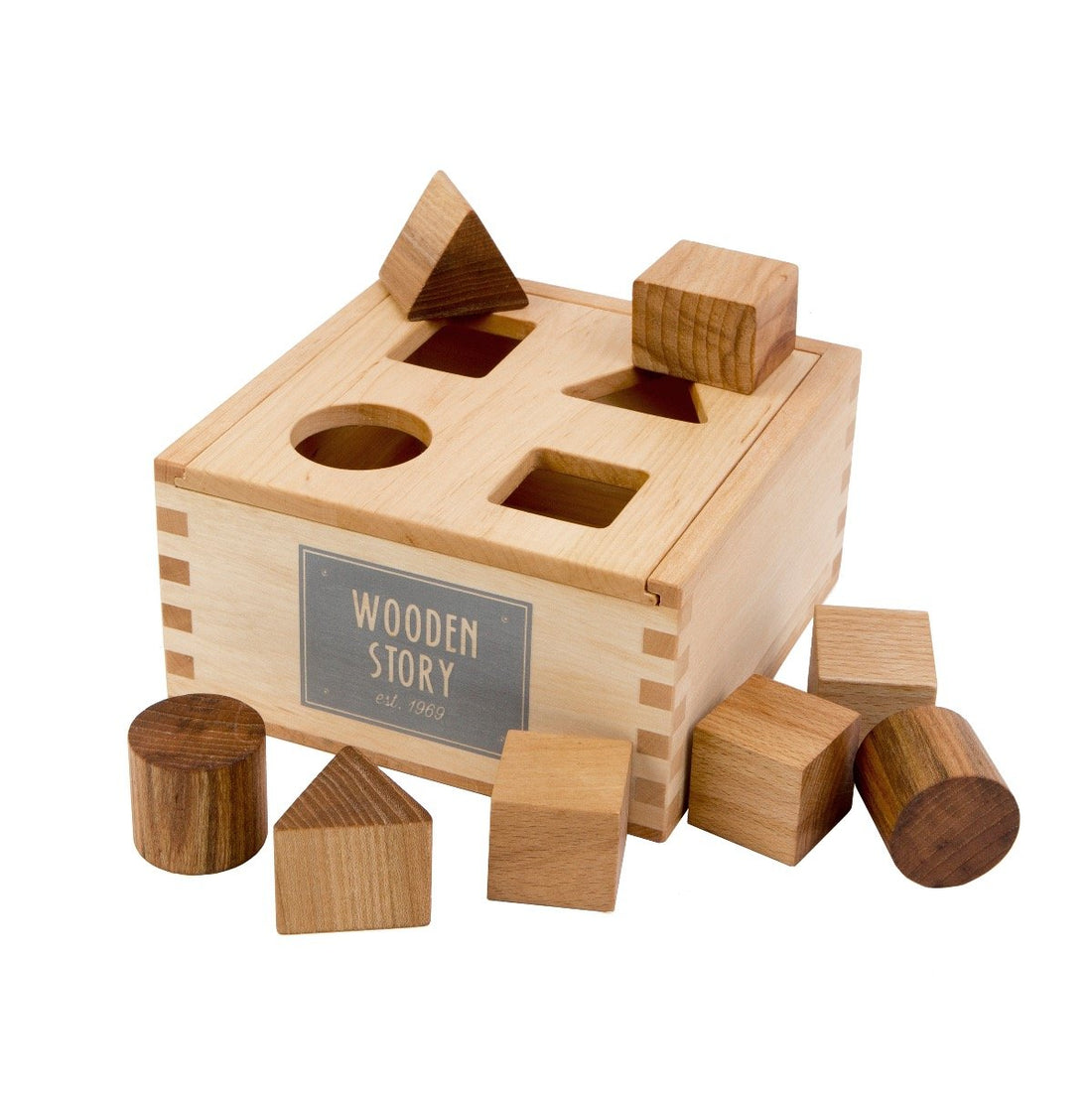 Wooden Shape Sorter Box