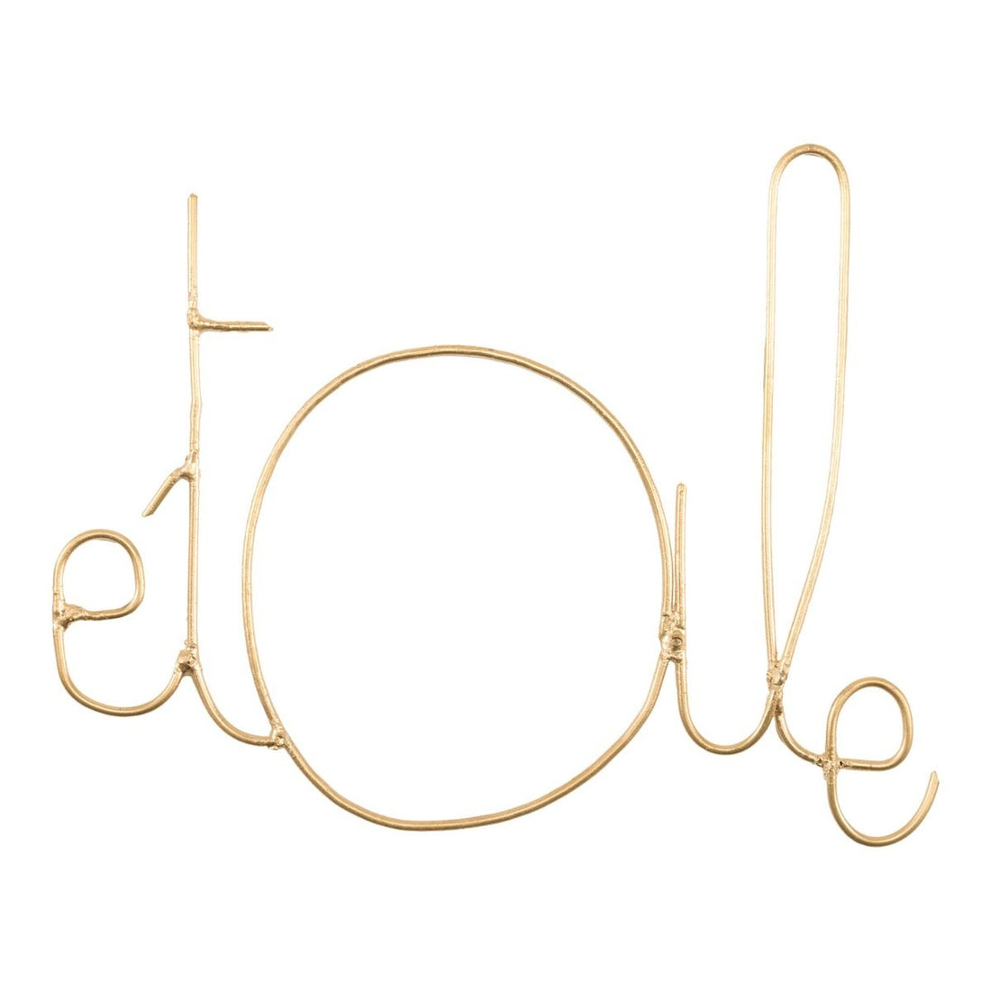 Etoile Wire Word Gold